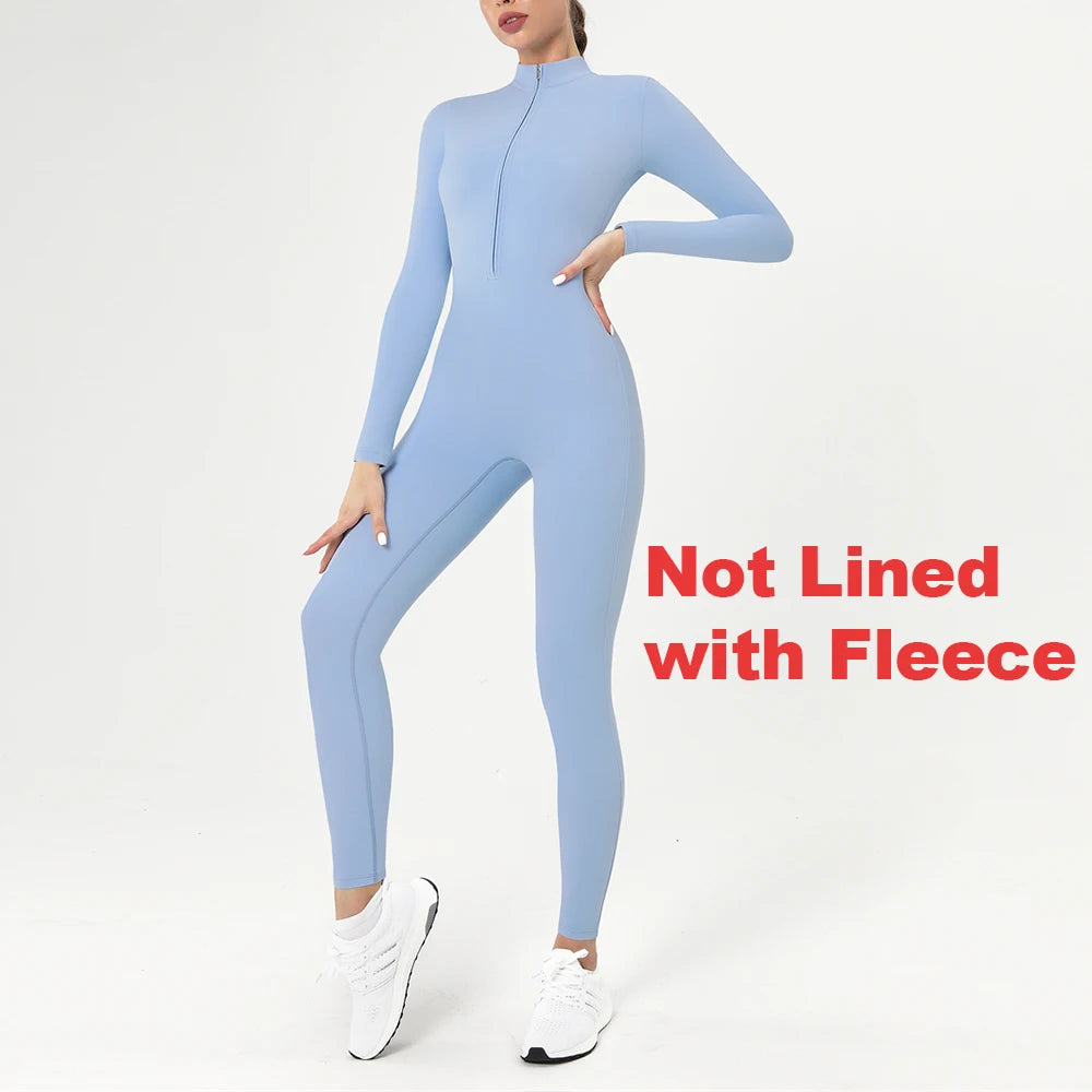 Warm Longsleeve Jumpsuts