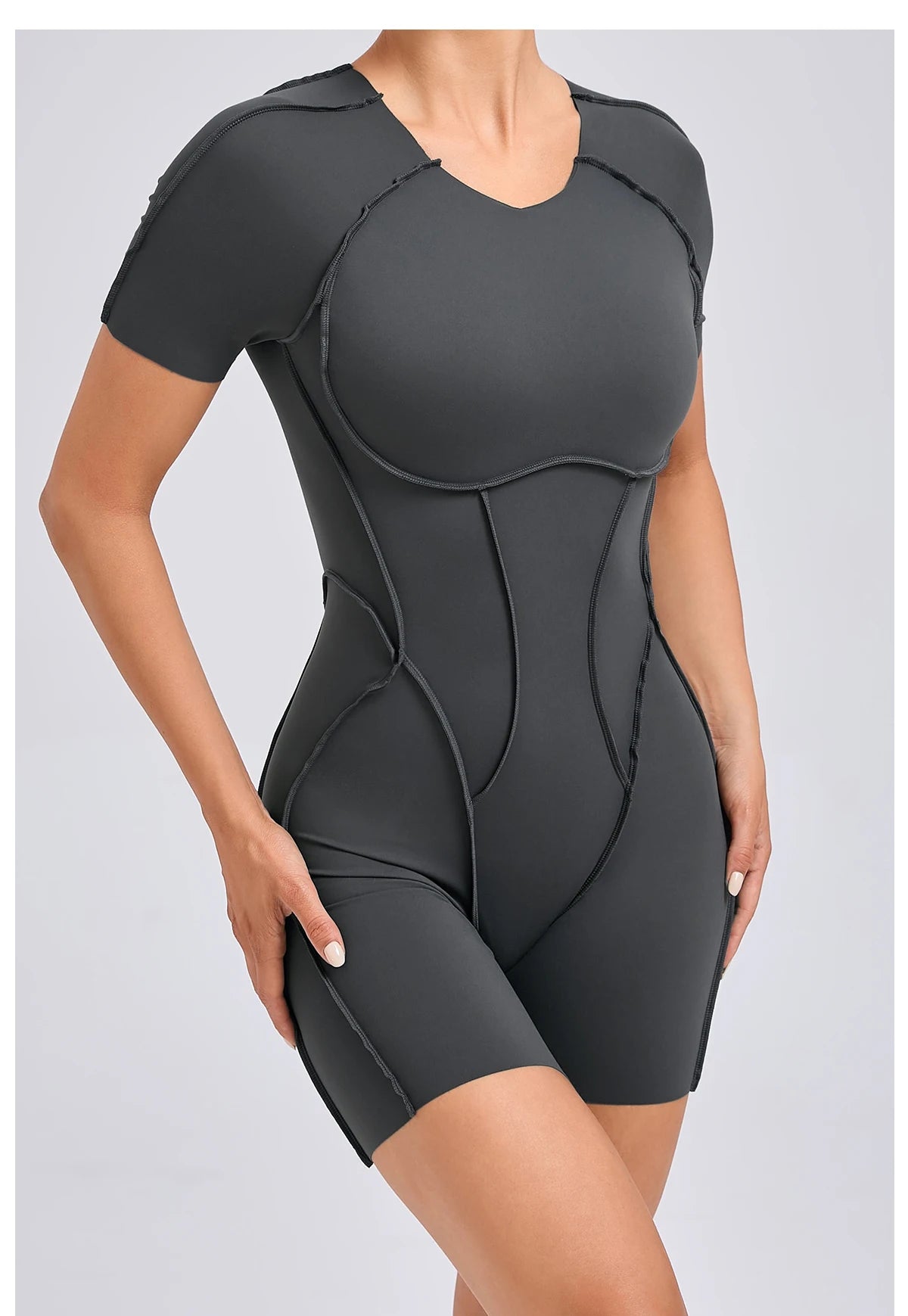 Short Gym Jumpsuit