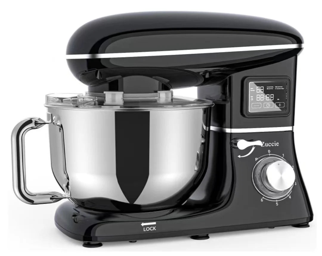 A LCD display mixer - Home chef machine - Small food dough mixer - Stand mixer - Dough kneading machine