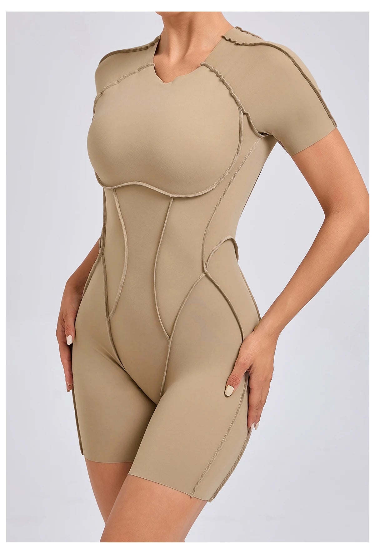 Short Gym Jumpsuit