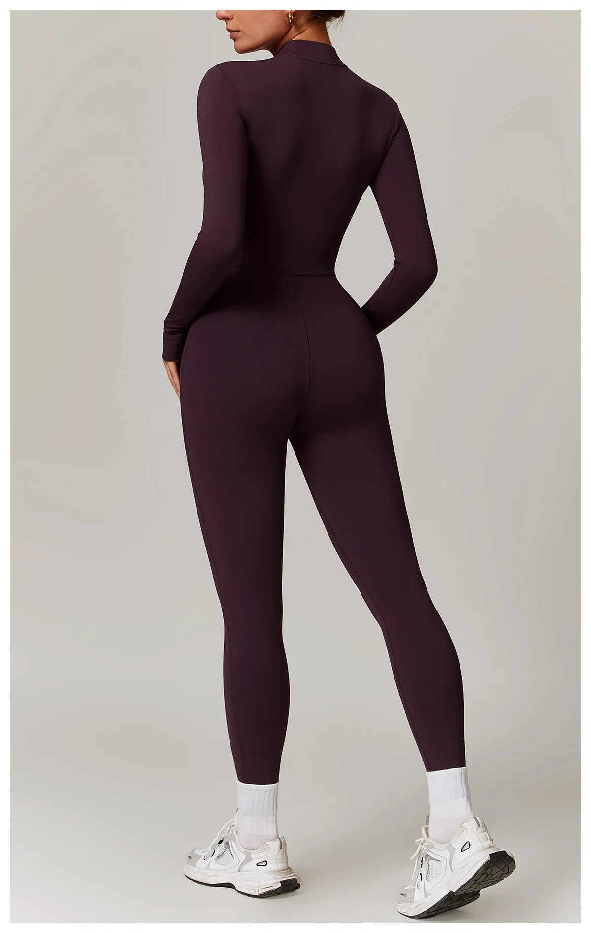 Zipper Yoga Rompers