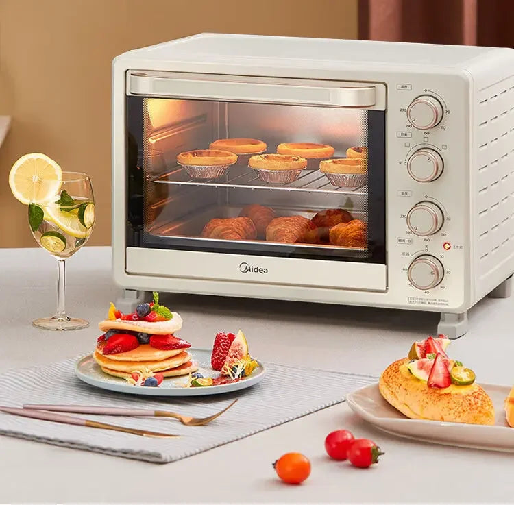Midea Oven Household Small Multifunctional Baking 25L Pizza Oven Electric Kitchen Microwave Barbecue