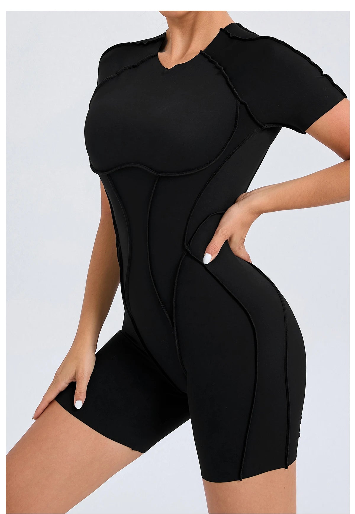 Short Gym Jumpsuit