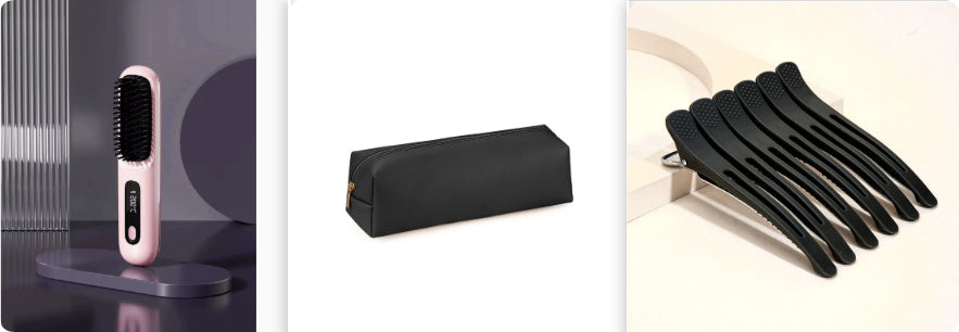 2 In 1 Hair Comb Wireless Hair Straightener