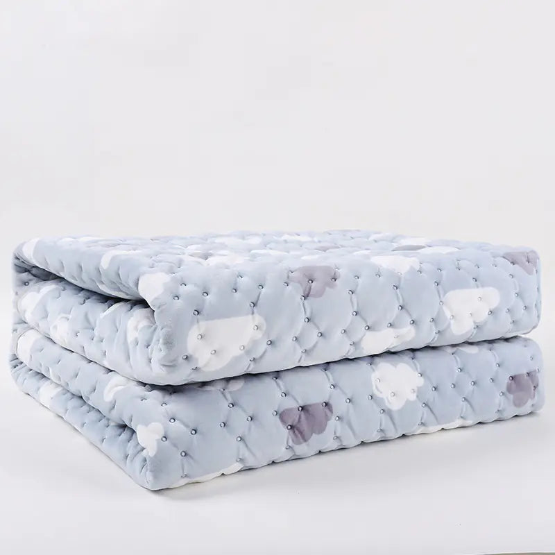 Electric Heating Blanket with Dual Control for Home Use