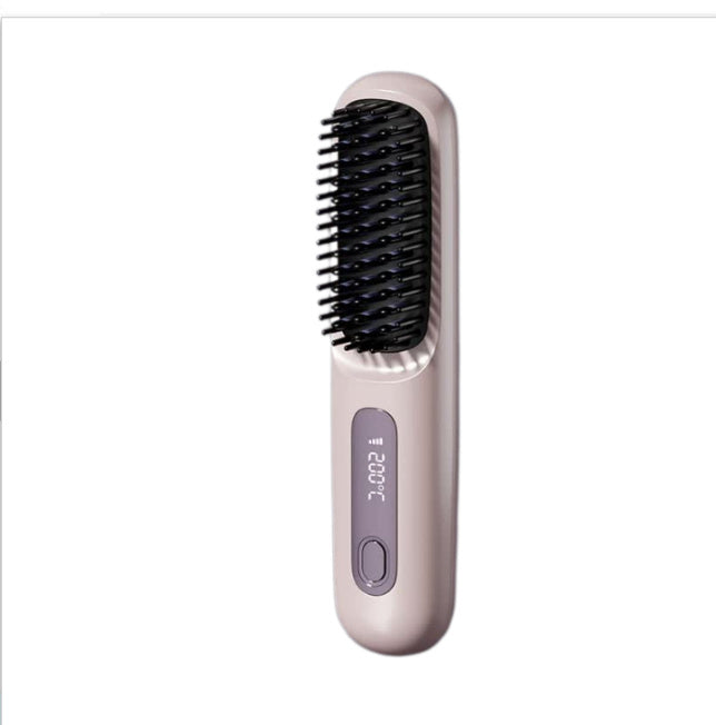 2 In 1  Hair Comb Wireless Hair Straightener