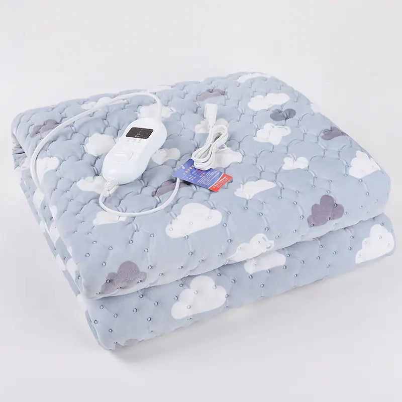 Electric Heating Blanket with Dual Control for Home Use