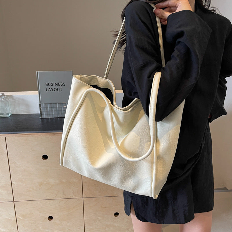 Soft Leather Tote Bag