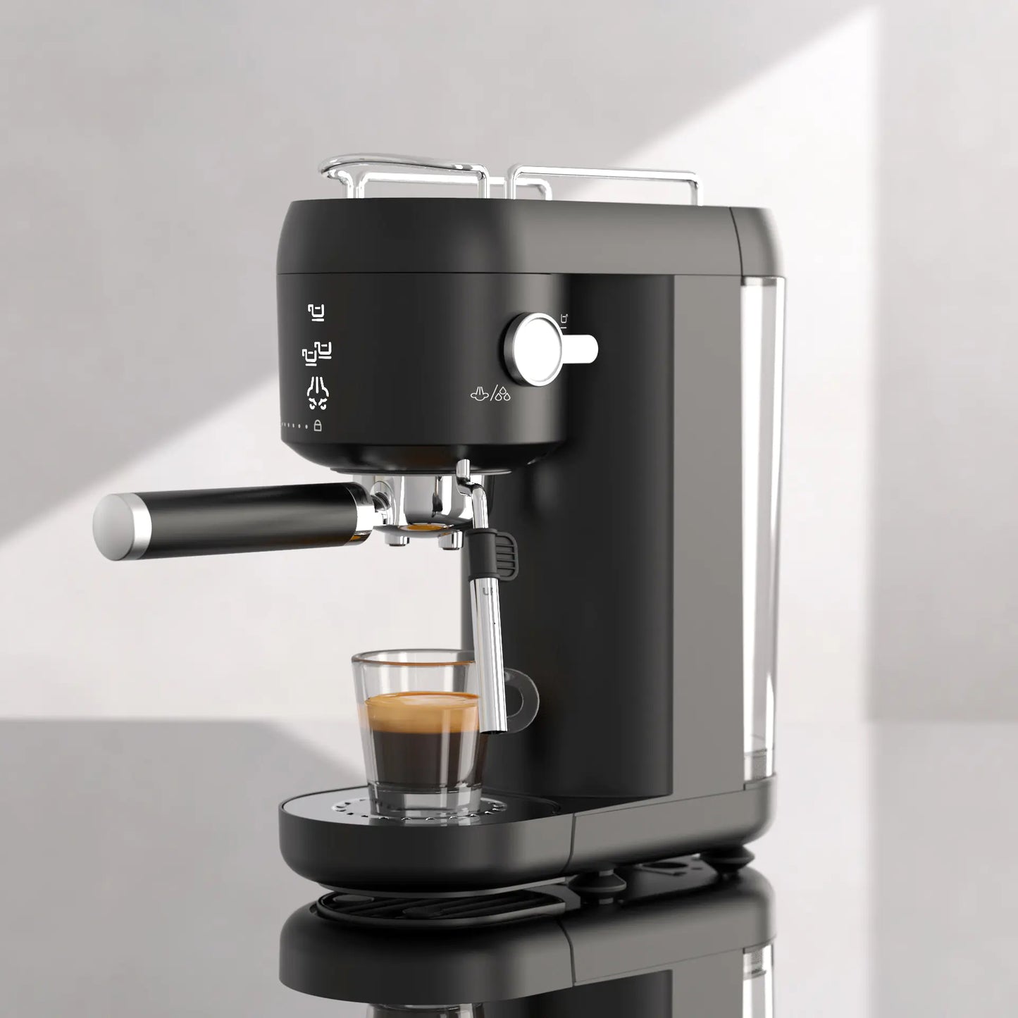 Espresso Machine with Milk Frother and Grinder