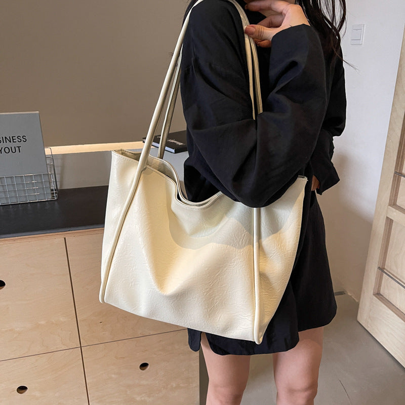 Soft Leather Tote Bag