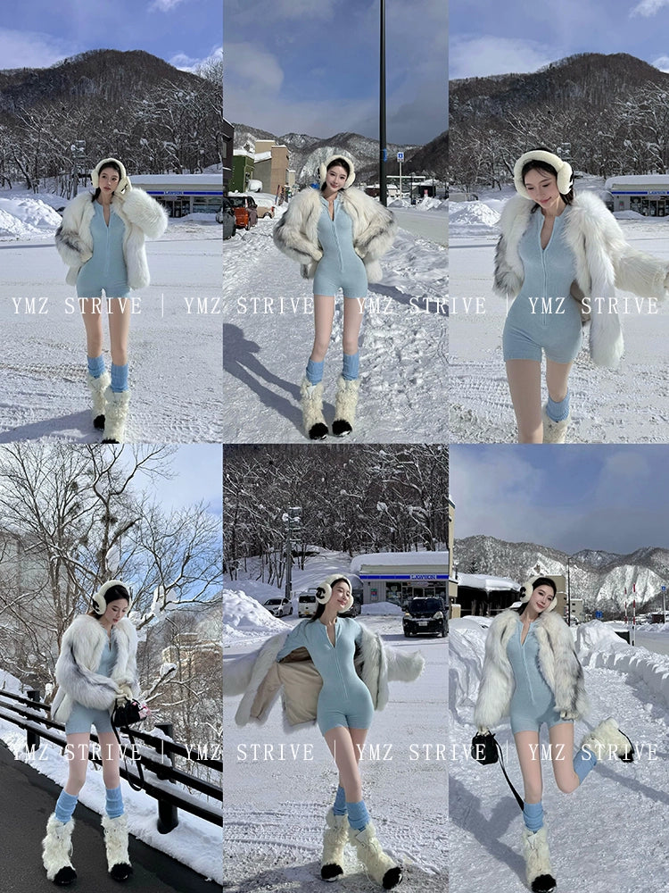 Spring Sexy Knitting Jumpsuit