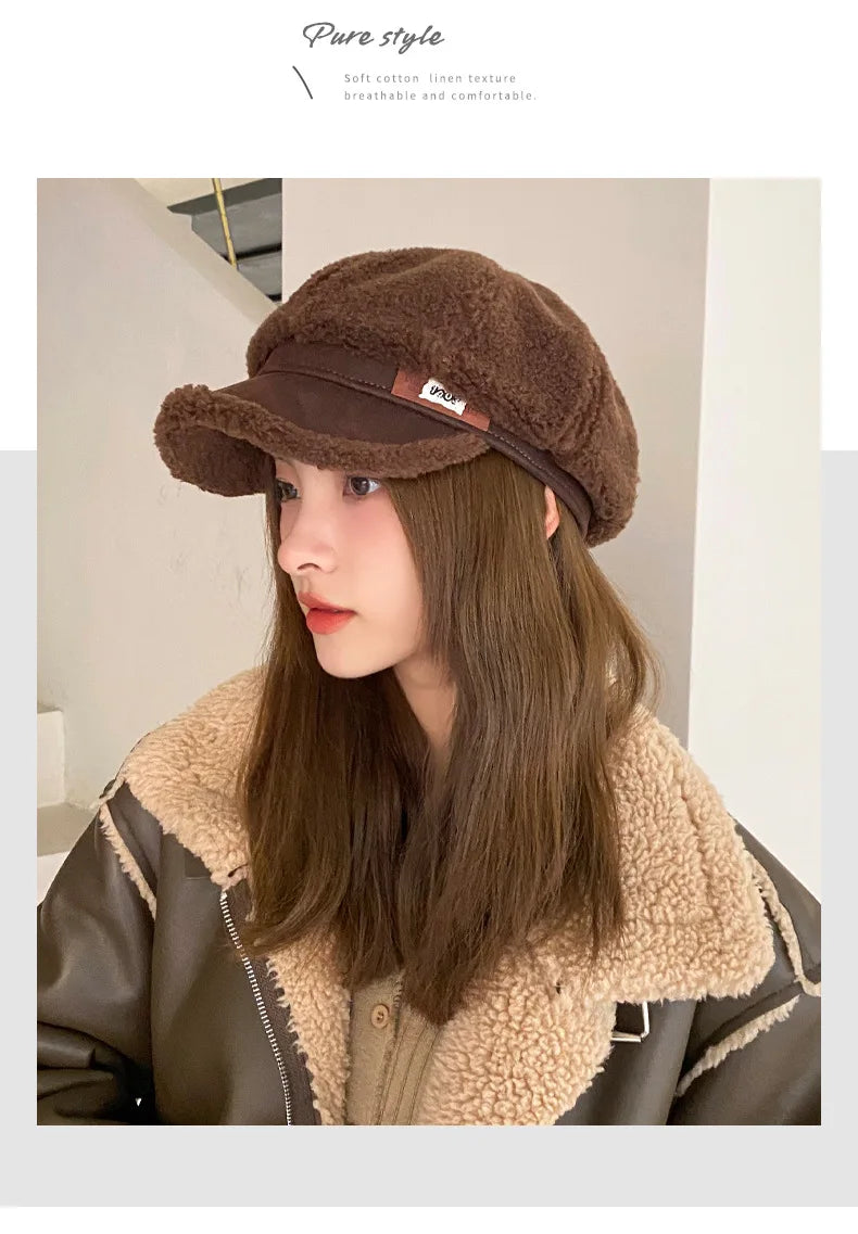 Fleece Duckbill Hat
