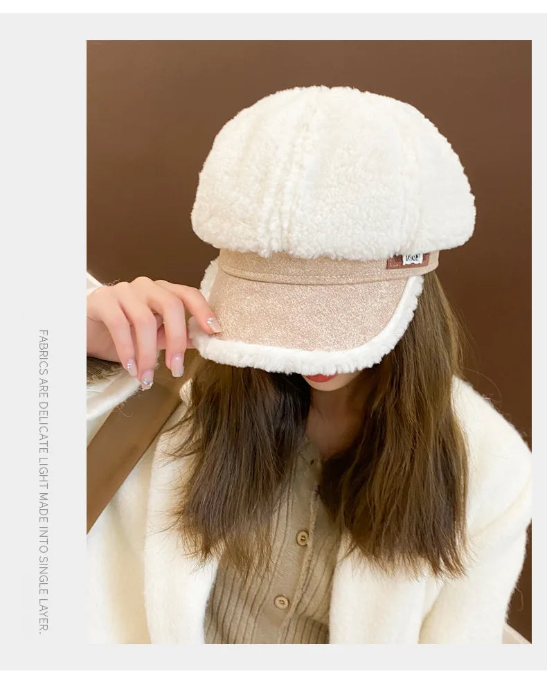 Fleece Duckbill Hat