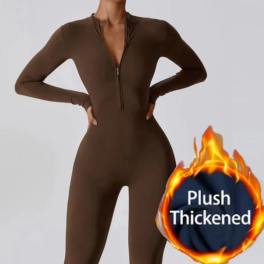 Warm Longsleeve Jumpsuts