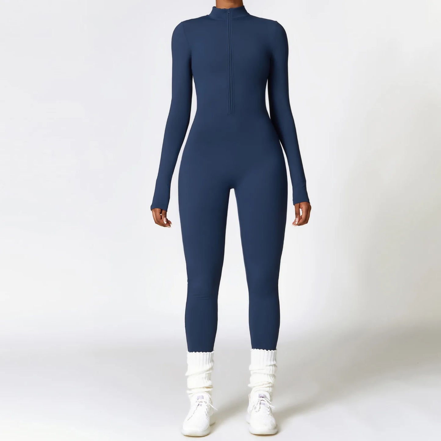 Zipper Yoga Rompers