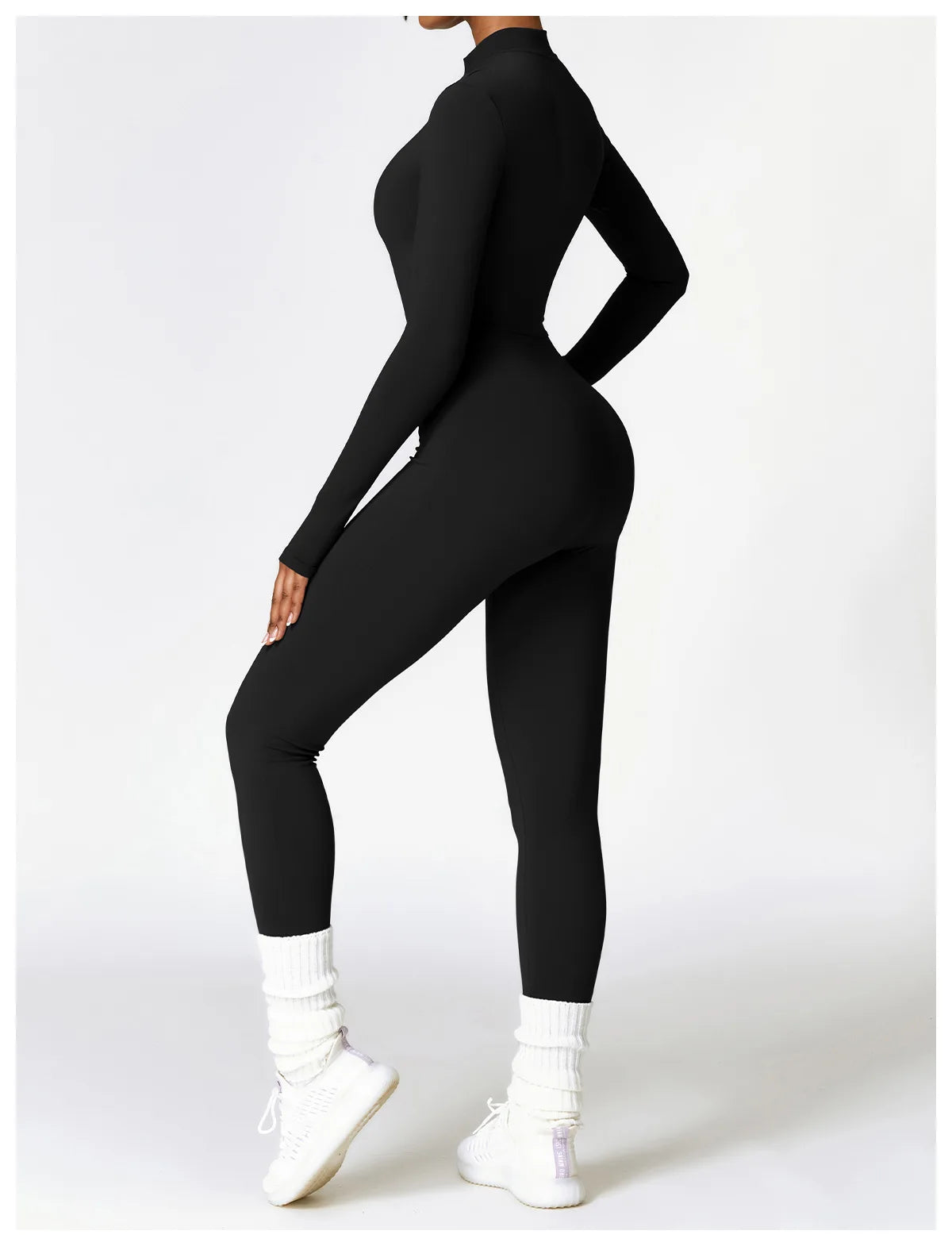 Zipper Yoga Rompers