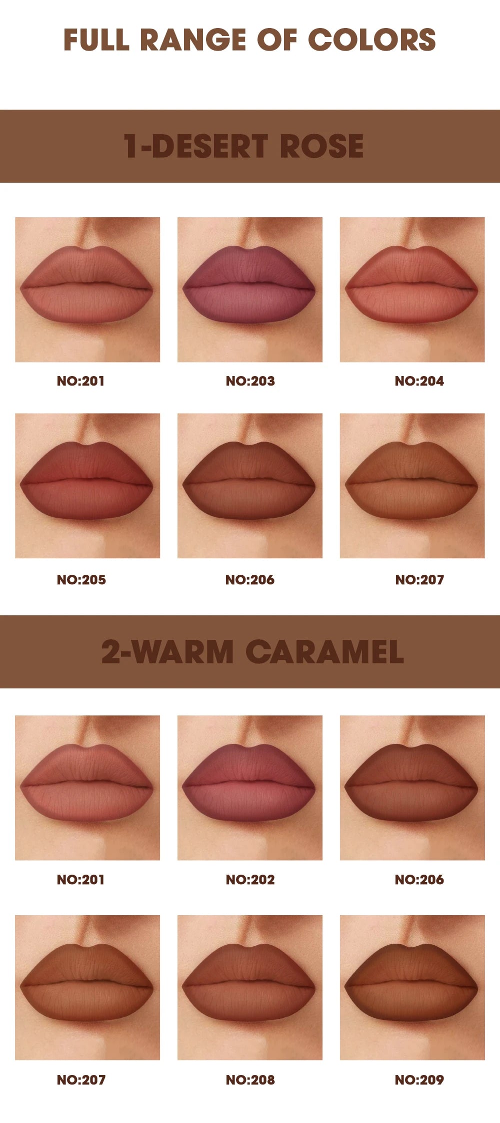 IT GIRL Waterproof Lip Liner Pencil Set