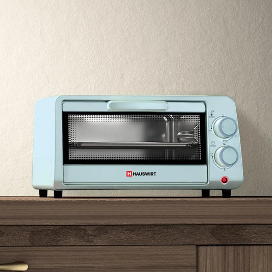 HAUSWIRT 12L Visual Explosion-proof Glass Door Large Knob Panel Control Operation Is Simple Household Electric Oven