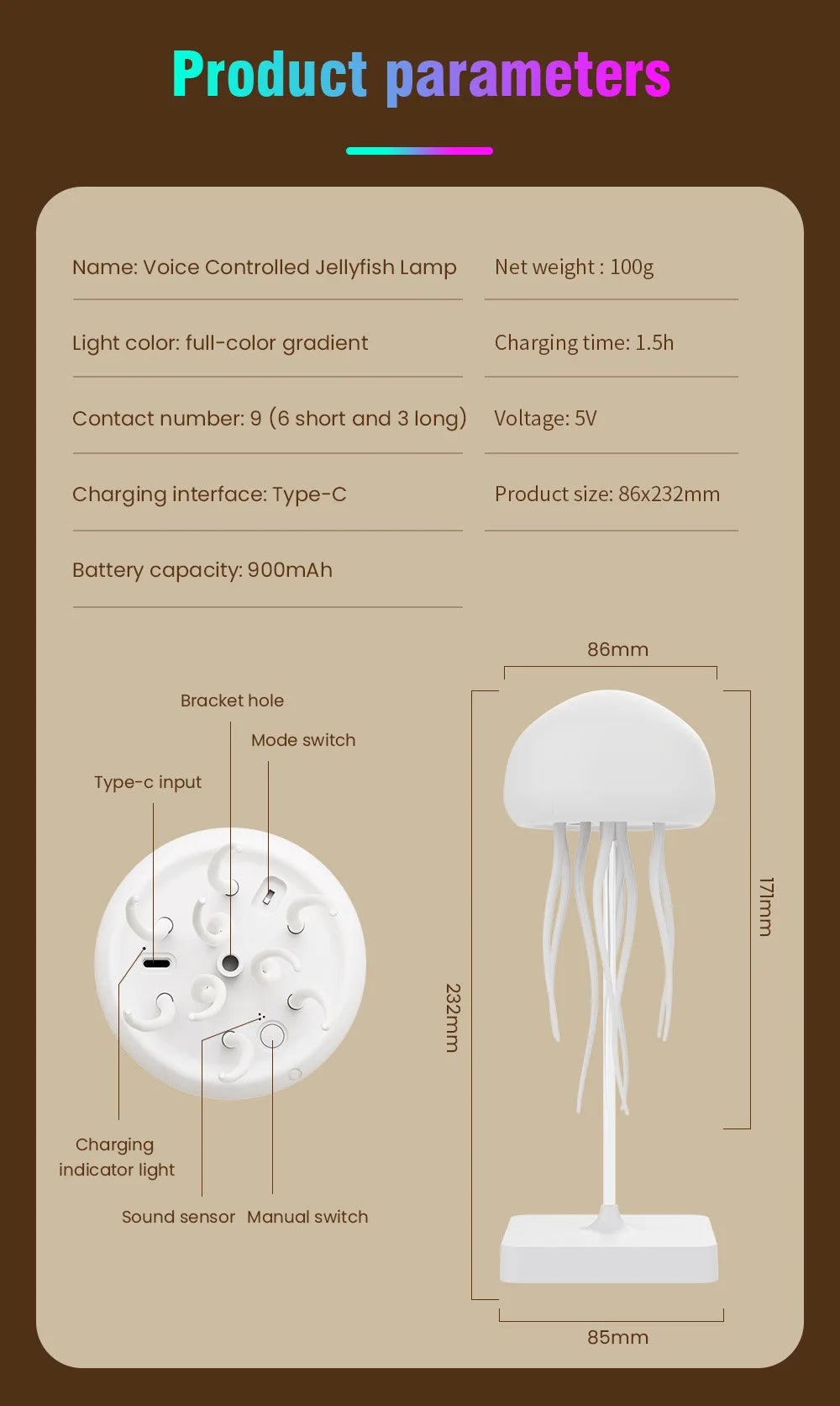 Jellyfish LED Light