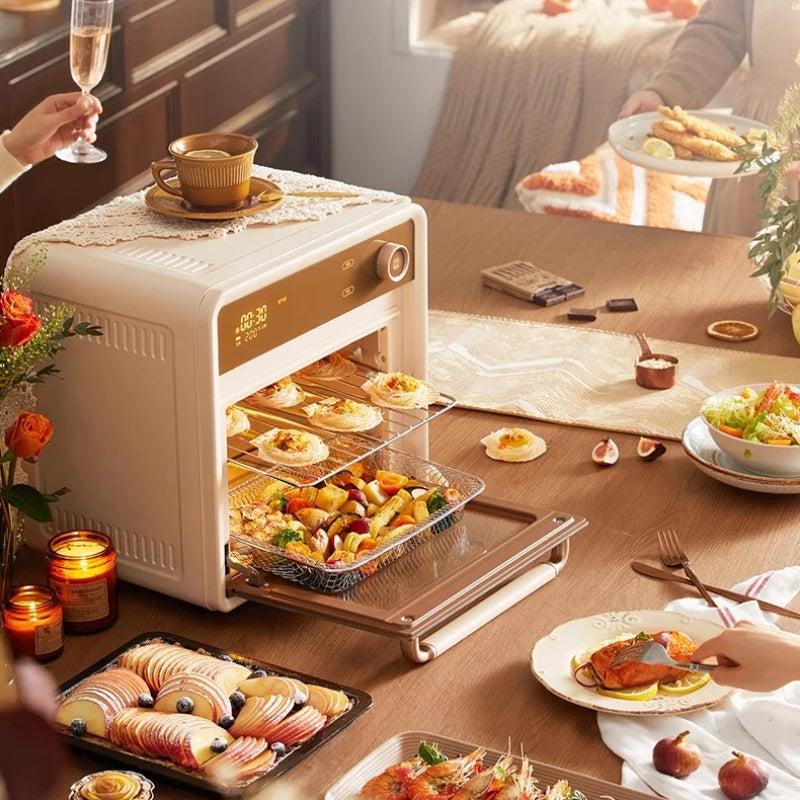 Bear air fryer 18L household electric oven air fryer integrated multi-functional small cake baking helper  kitchen accessories