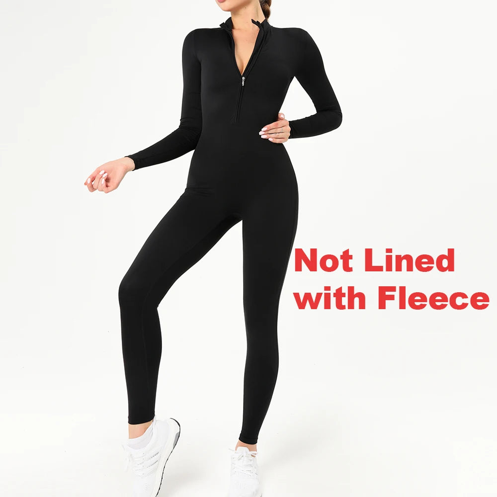 Warm Longsleeve Jumpsuts