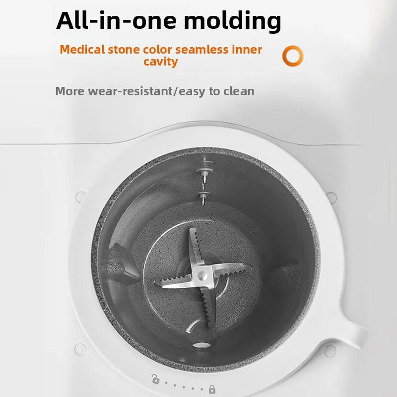 220V 1L No Sound High Speed Blender with Self-Cleaning Oven Dry Function for Multifunctional Soy Milk and Juice Extraction