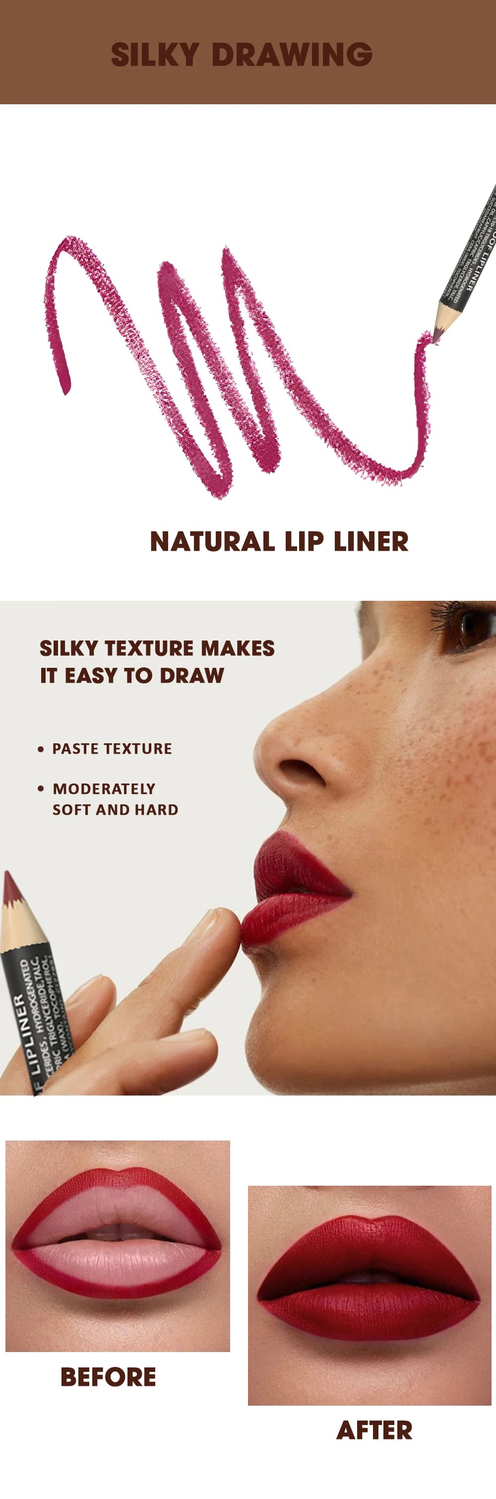IT GIRL Waterproof Lip Liner Pencil Set