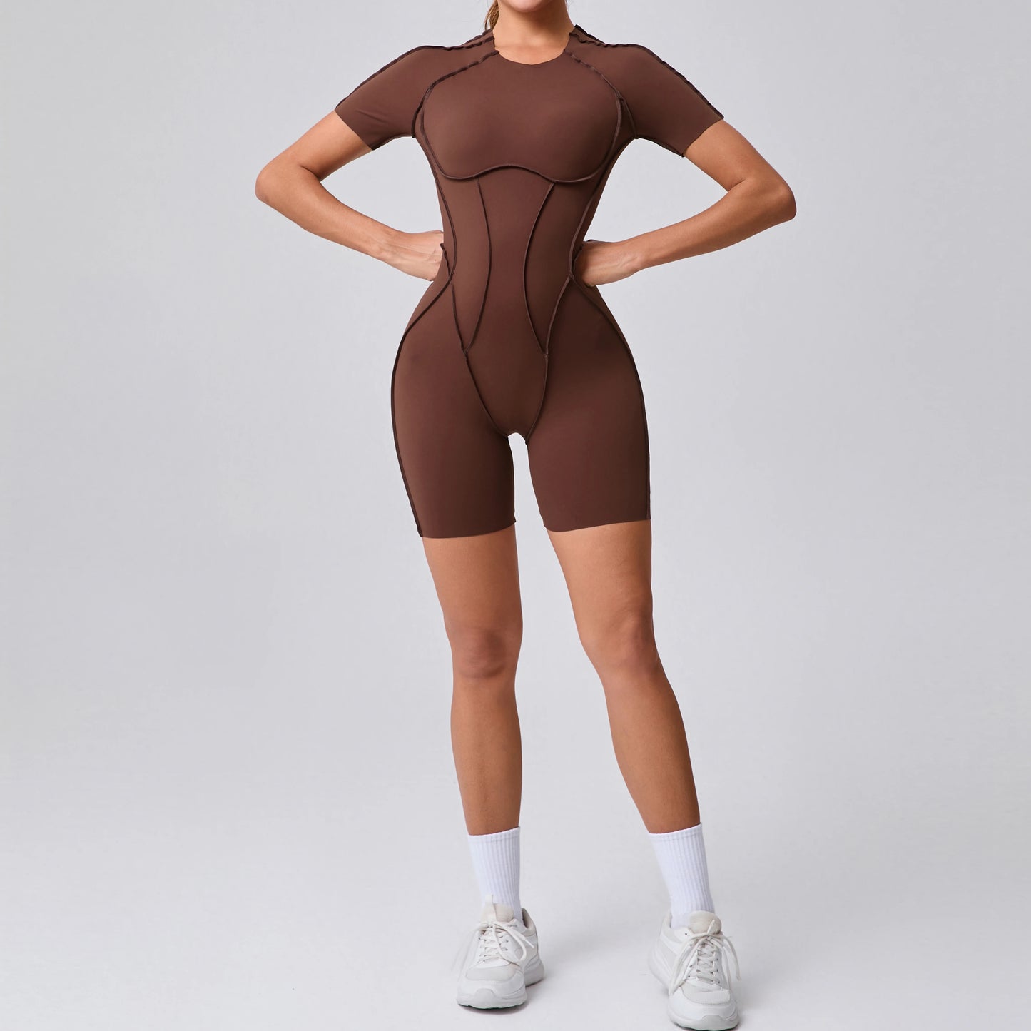 Short Gym Jumpsuit