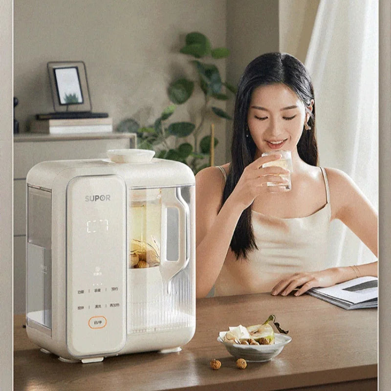 SUPOR Detachable Water Tank Blender Soy Milk Maker Low Noise Fully Automatic No Cook No Filter Multi Grain Food Processor