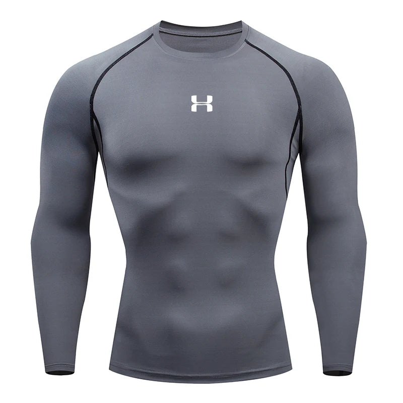 Men's Compression Long sleeves Gym Sweatshirt