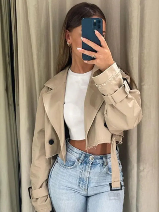 Cropped Cashmere Jacket