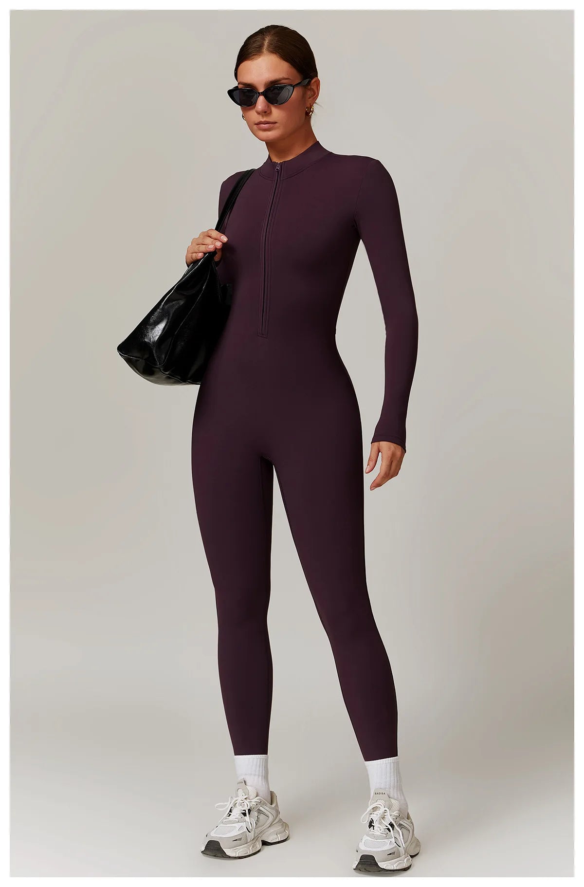 Zipper Yoga Rompers