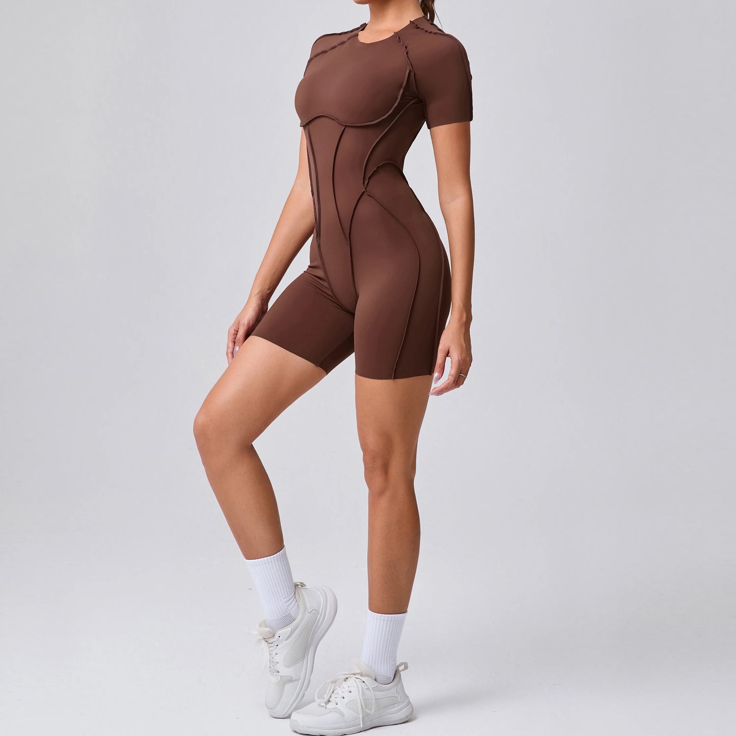 Short Gym Jumpsuit