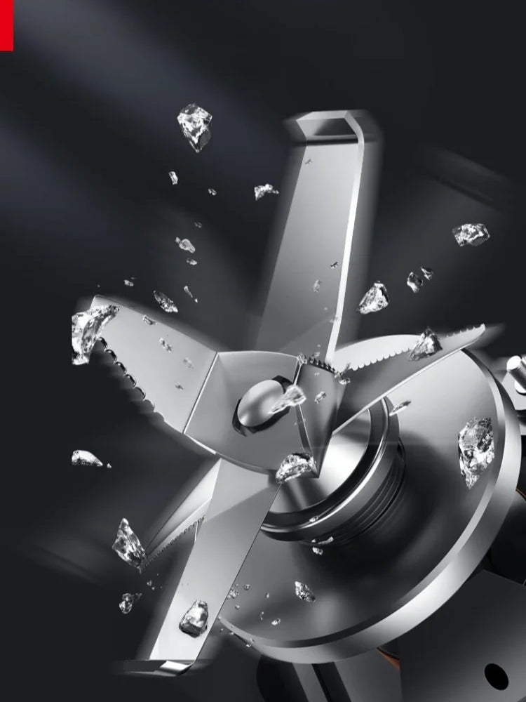 2.2L High Speed Blender Non-heating Low Noise Ice Sand Crusher Multifunctional Ice Machine Fully Automatic Juicer