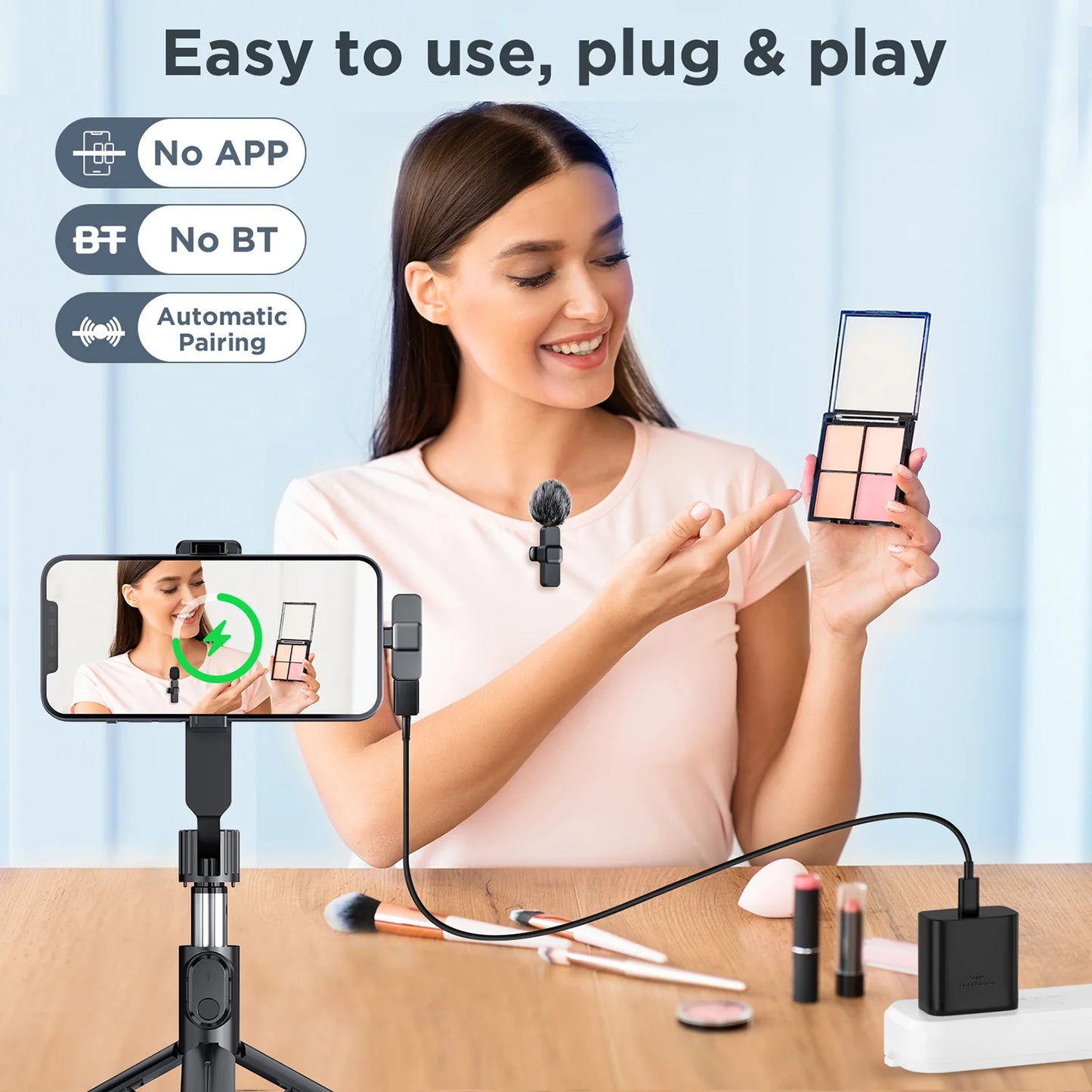 Blush Portable Mini Microphone