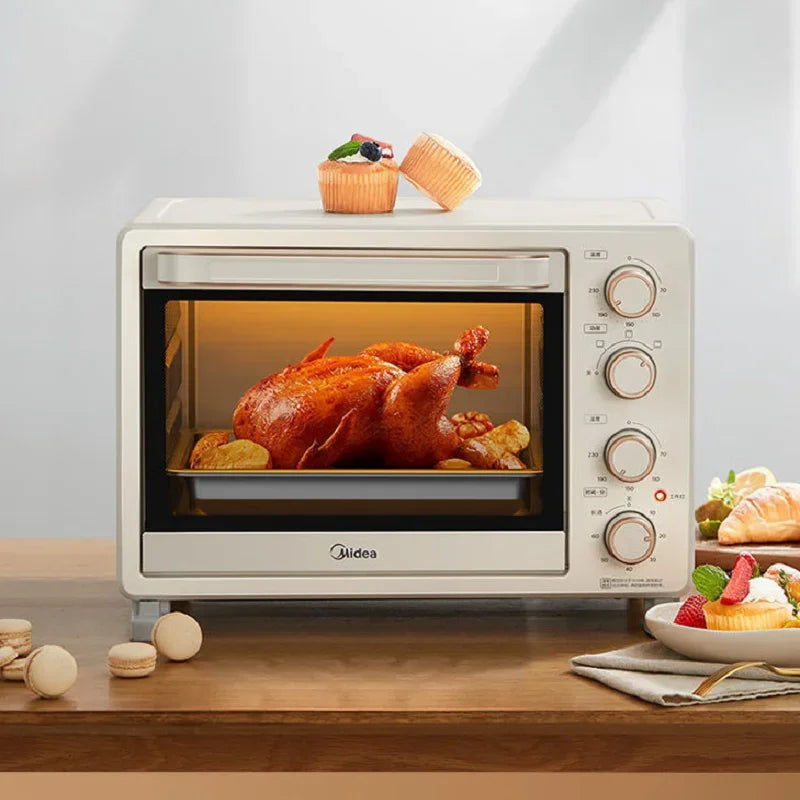 Midea Oven Household Small Multifunctional Baking 25L Pizza Oven Electric Kitchen Microwave Barbecue