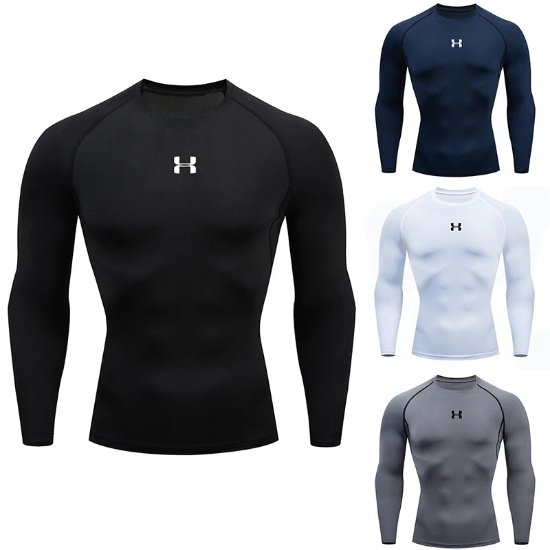 Men's Compression Long sleeves Gym Sweatshirt