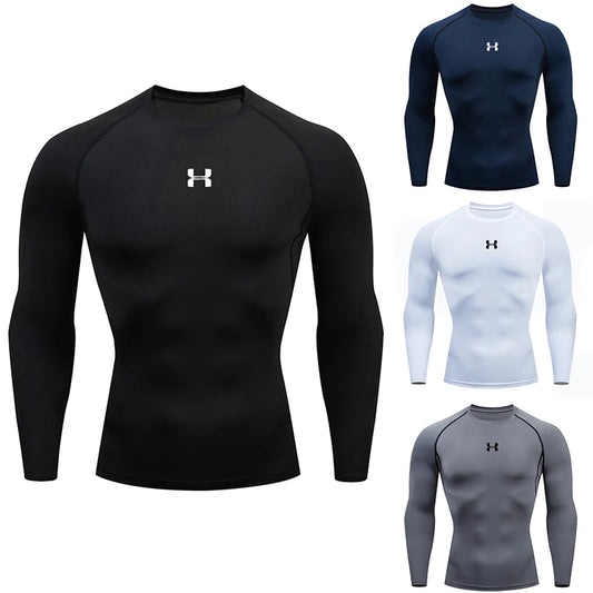 Men's Compression Long sleeves Gym Sweatshirt