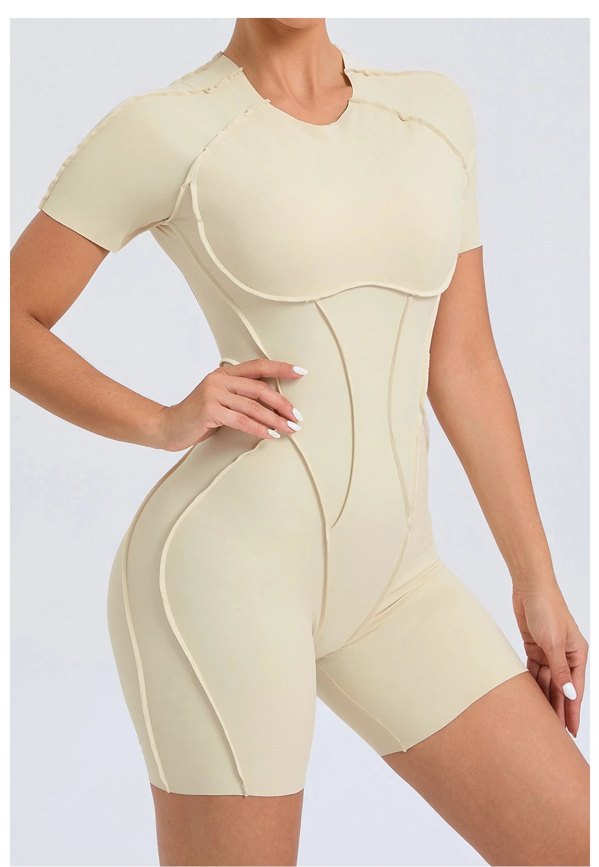 Short Gym Jumpsuit