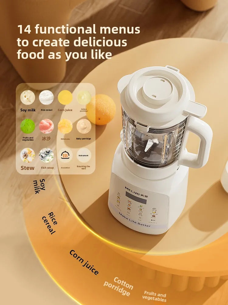 High-speed blender, large capacity, quiet, fully automatic heating soy milk maker, juicer High Speed Blenders