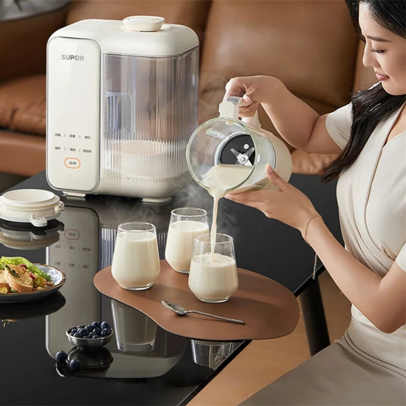 SUPOR Detachable Water Tank Blender Soy Milk Maker Low Noise Fully Automatic No Cook No Filter Multi Grain Food Processor