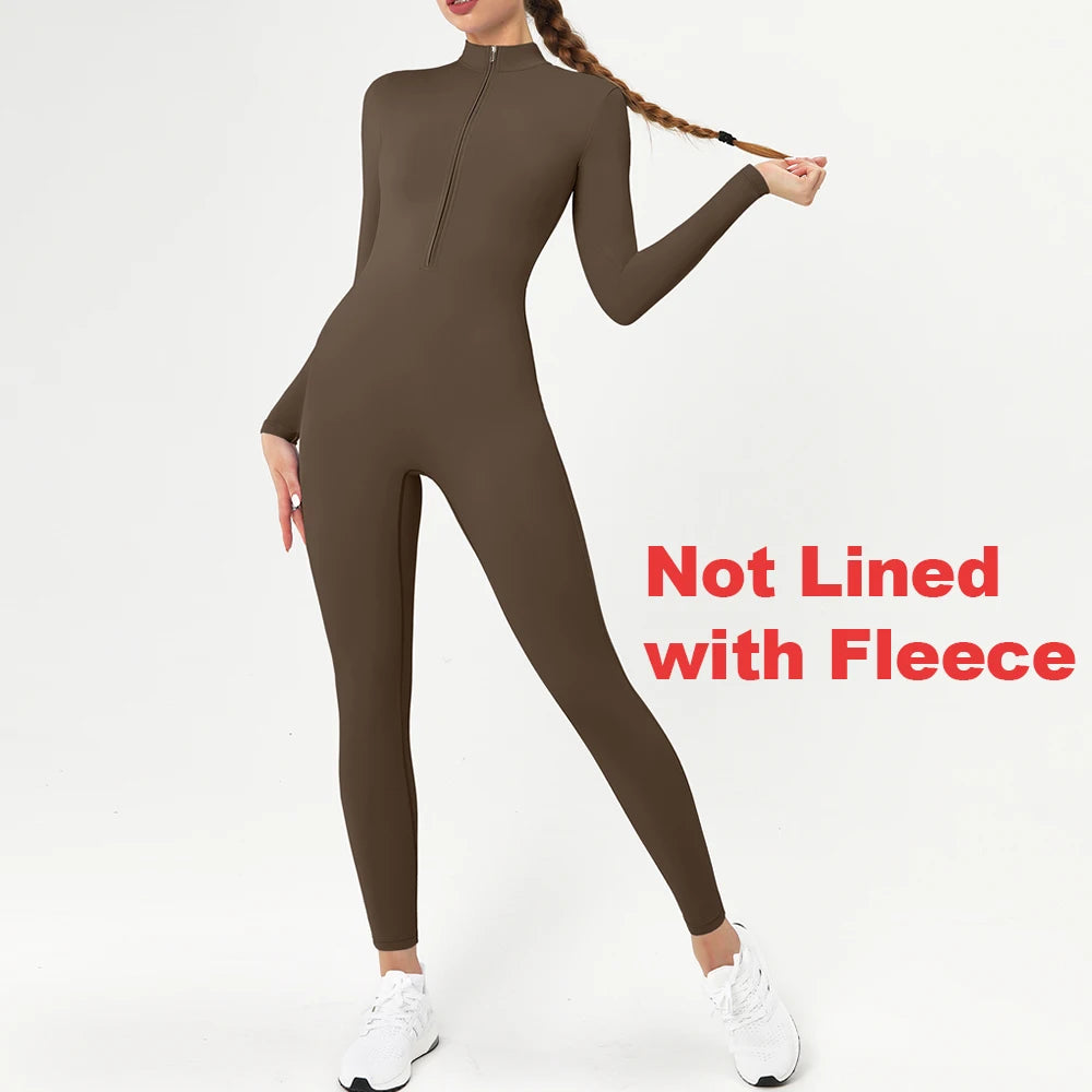 Warm Longsleeve Jumpsuts