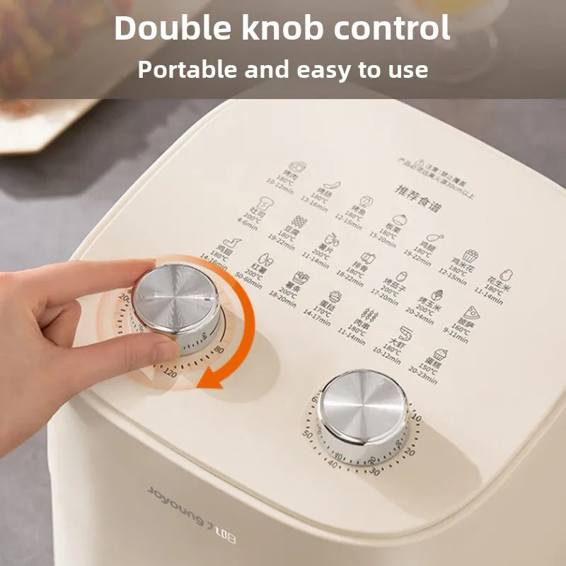 An Efficient Baking Steam Tender Frying Air Fryer 5L Large Capacity French Fries Machine Electric Fryer,Metal Inner Cavity