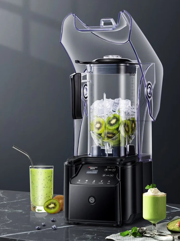2.2L High Speed Blender Non-heating Low Noise Ice Sand Crusher Multifunctional Ice Machine Fully Automatic Juicer