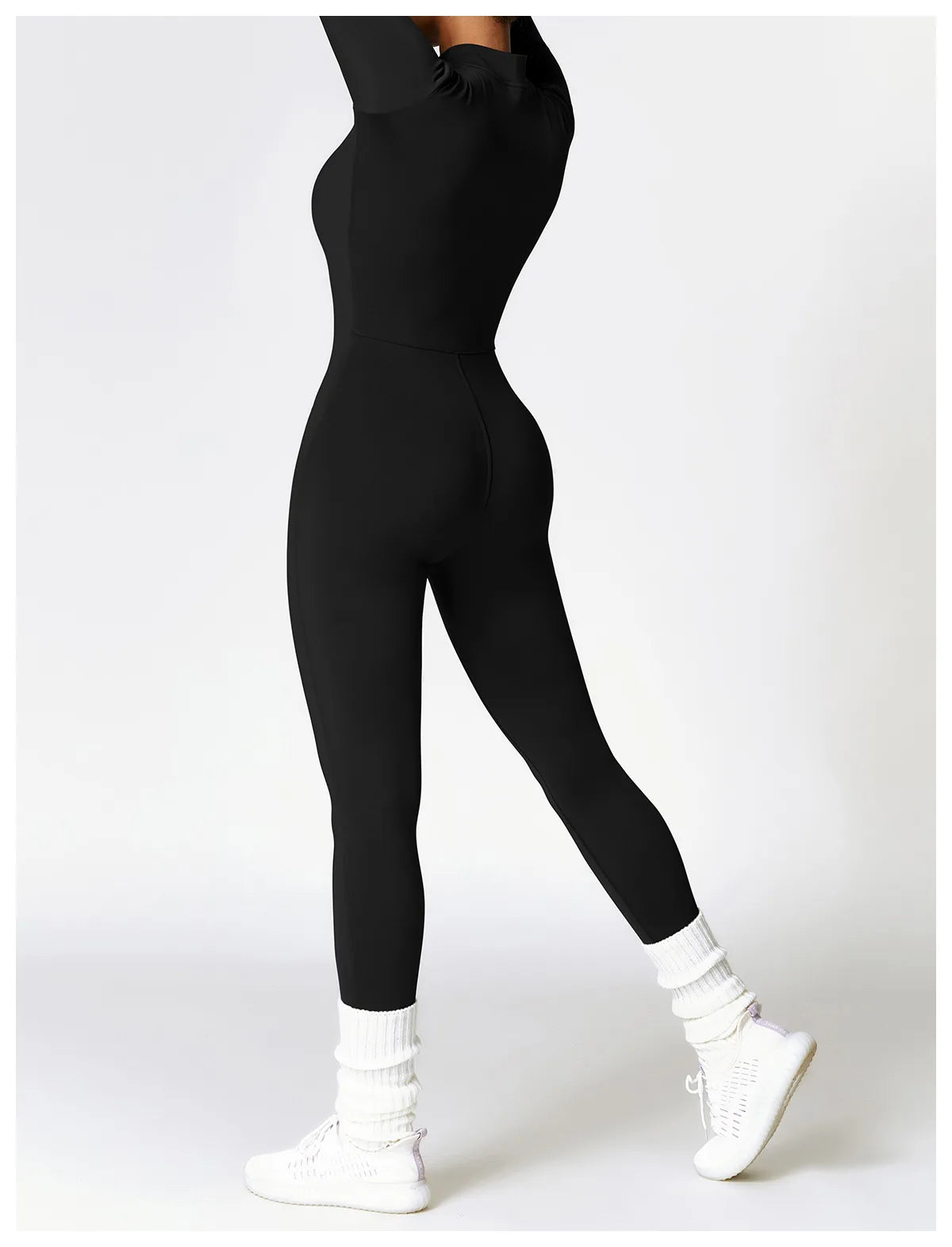 Zipper Yoga Rompers