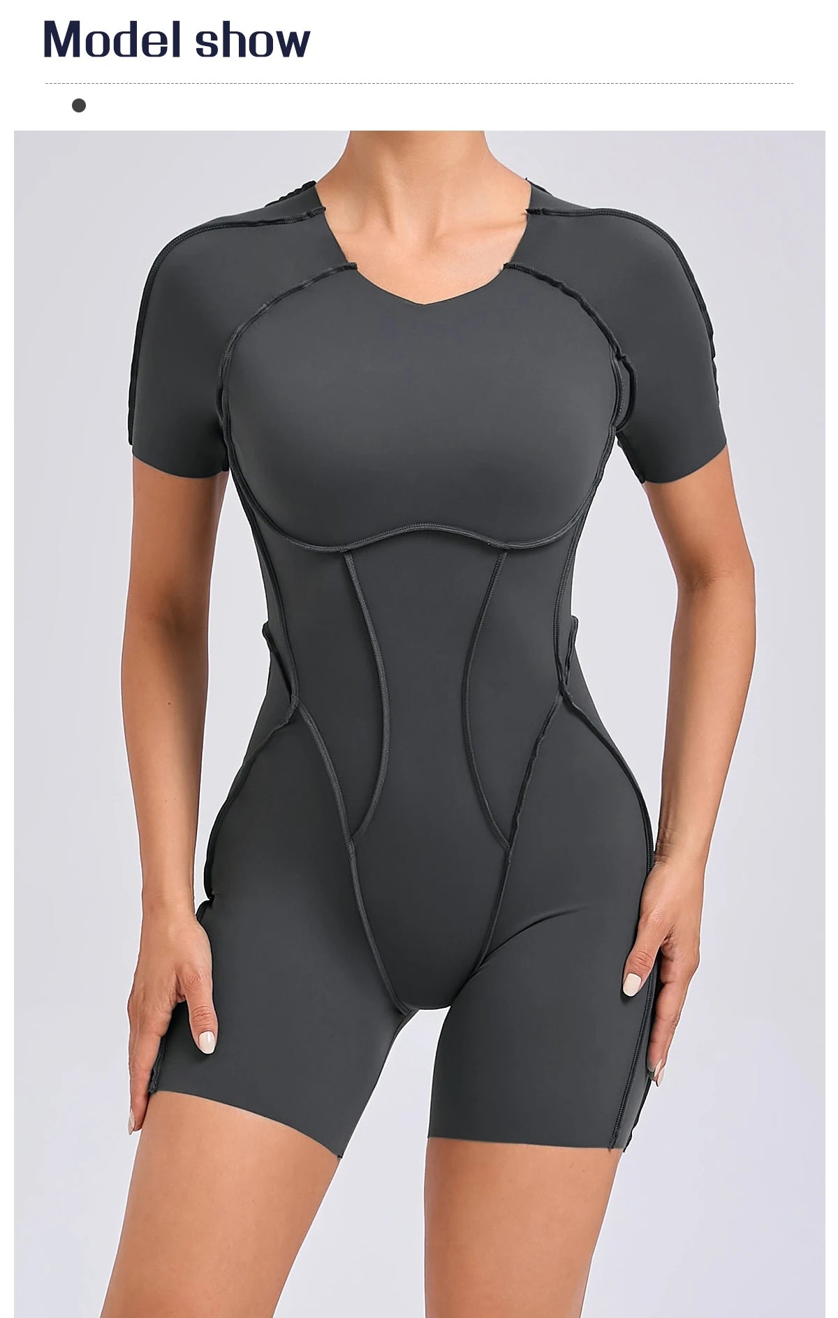 Short Gym Jumpsuit
