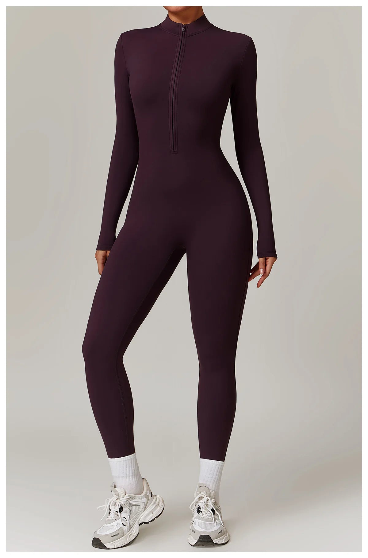 Zipper Yoga Rompers
