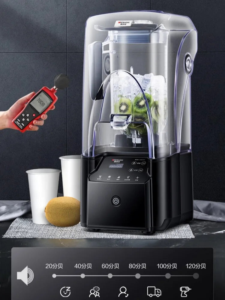 2.2L High Speed Blender Non-heating Low Noise Ice Sand Crusher Multifunctional Ice Machine Fully Automatic Juicer