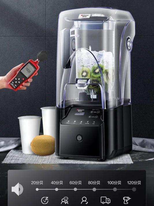 2.2L High Speed Blender Non-heating Low Noise Ice Sand Crusher Multifunctional Ice Machine Fully Automatic Juicer