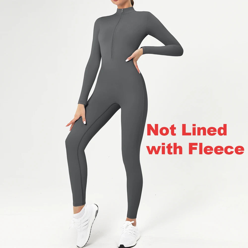 Warm Longsleeve Jumpsuts
